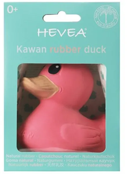 Hevea Kawan Mini Bath Duck Pink (1 pc)