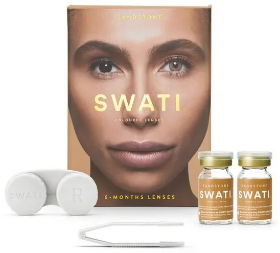 SWATI - Colored Contact Lenses 6 Months Sandstone