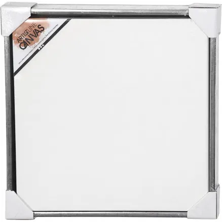 ArtistLine Canvas with frame, ext. dimensions 54x54 cm, depth 3 cm, white, anti