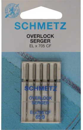 Schmetz Overlock Needles ELx705 CF Size 80-90 - 5 pcs.
