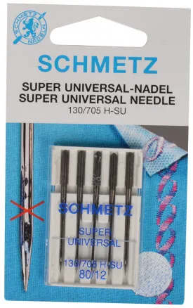 Schmetz Sewing Machine Needles Super Universal Size 80 - 5 pcs.
